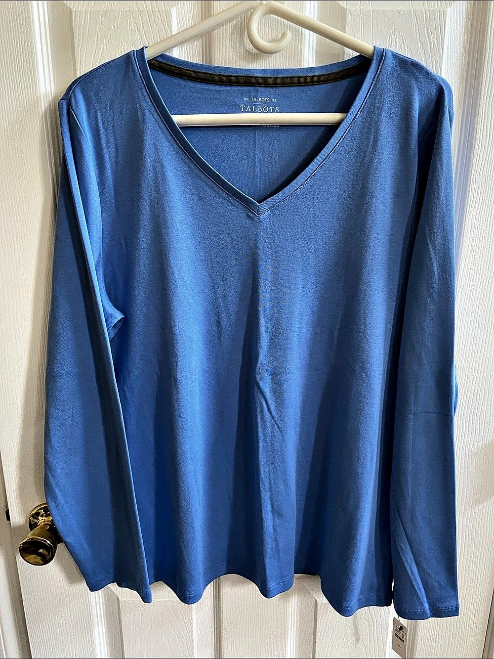 Talbots The Talbots Tee V-Neck Long Sleeve Top XL